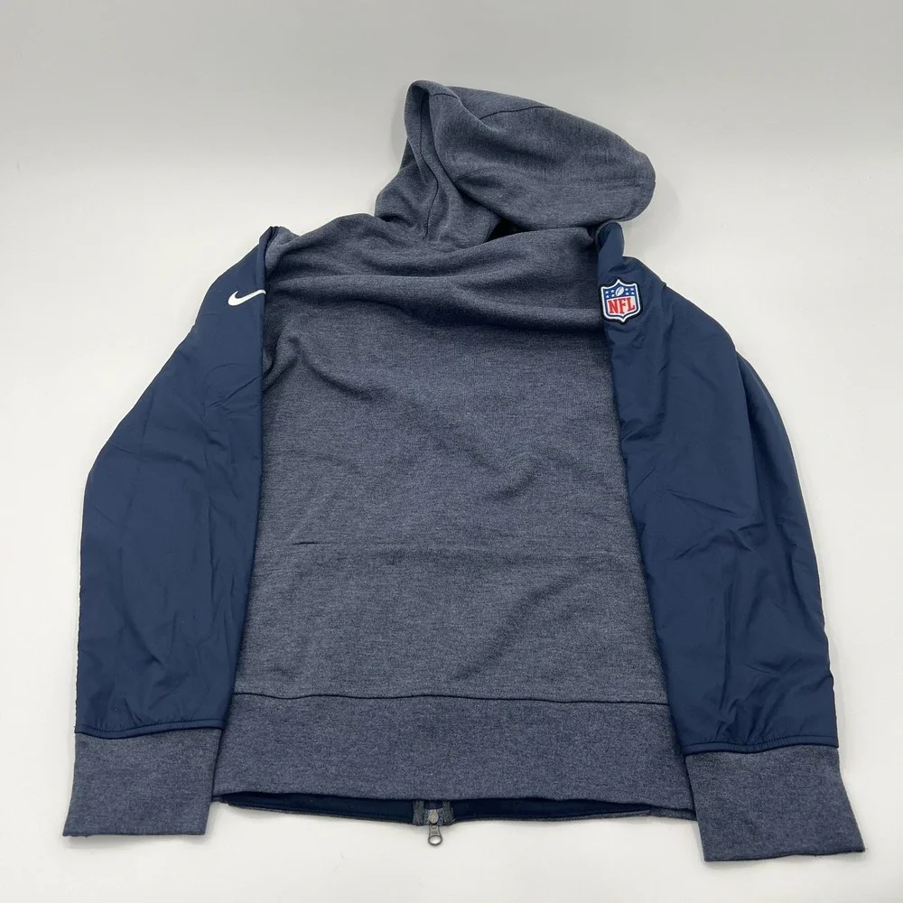 Nike Dallas Cowboys Travel Hybrid Full Zip Hoodie Mens Small On Field NFL Pocket - Picture 6 of 10